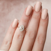 Handmade Moissanite Wedding Ring